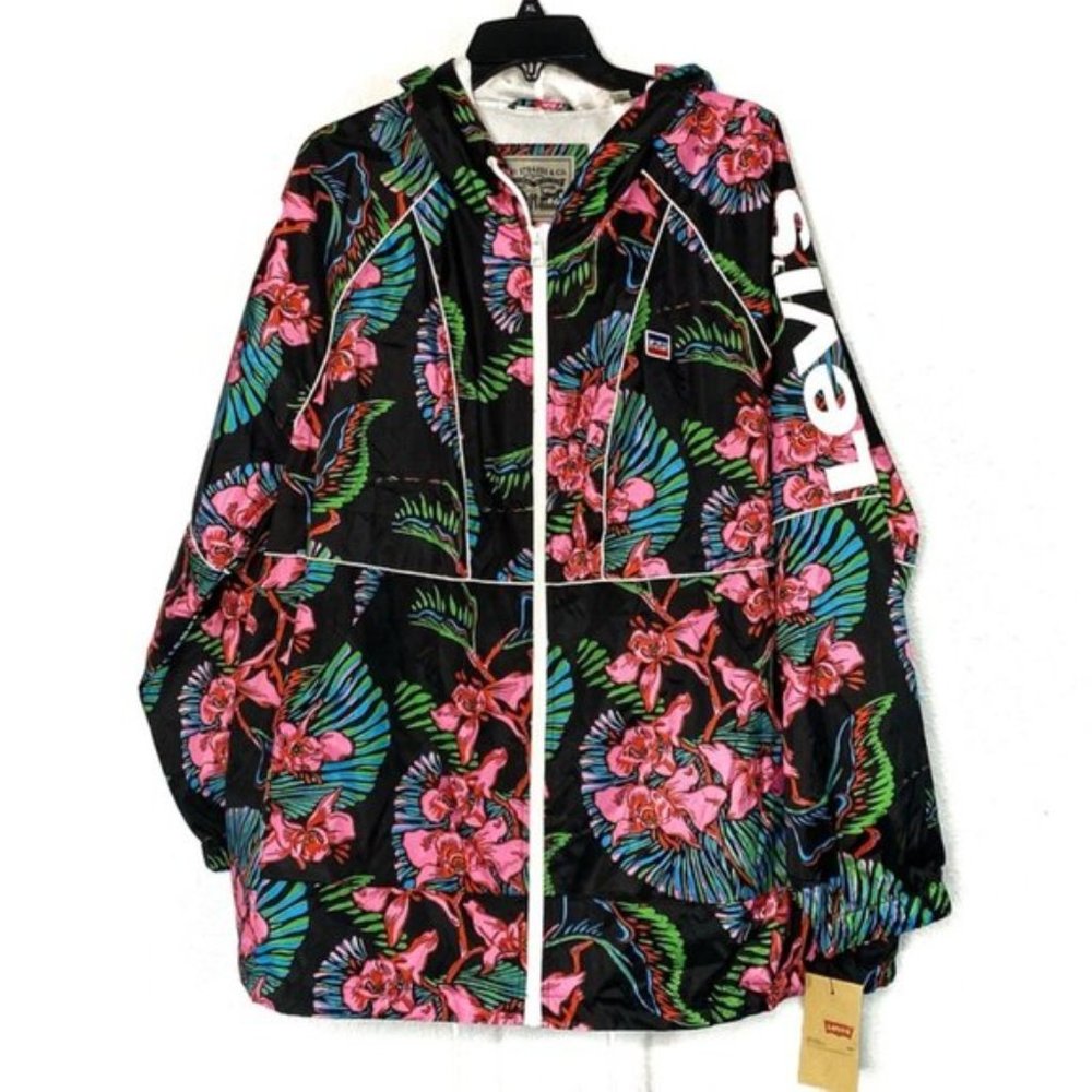 NWT Levi's Plus Size Hooded Water-Resistant Jacket